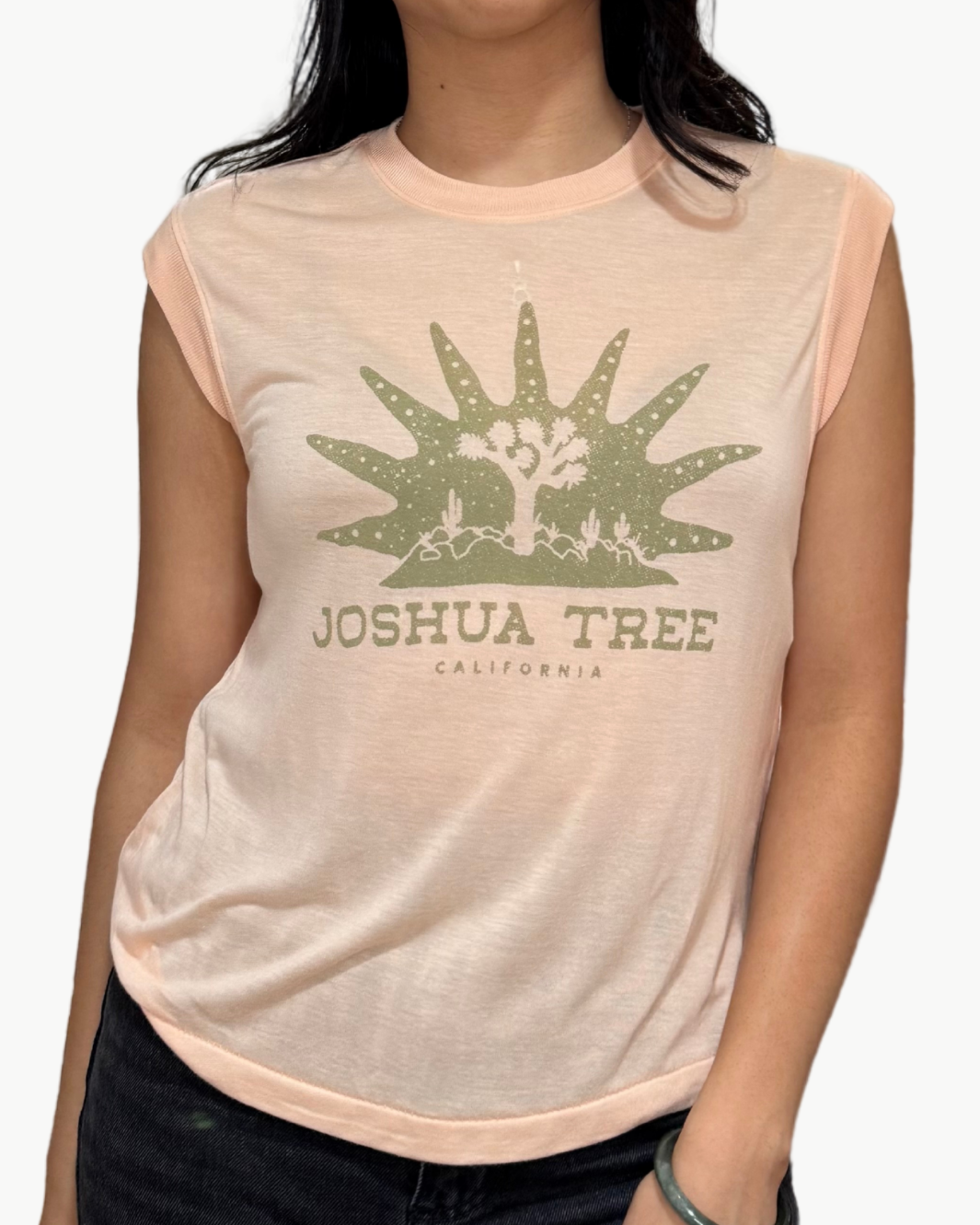Junk Food JOSHUA TREE SLEEVELESS TEE at Romi Boutique