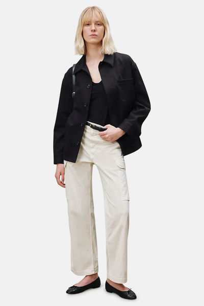 LEOFRED CARGO PANT IN WHITE