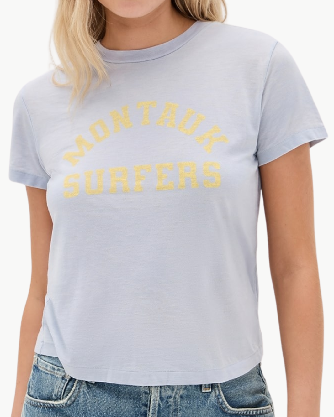 Re/Done CLASSIC TEE MONTAUK at Romi Boutique