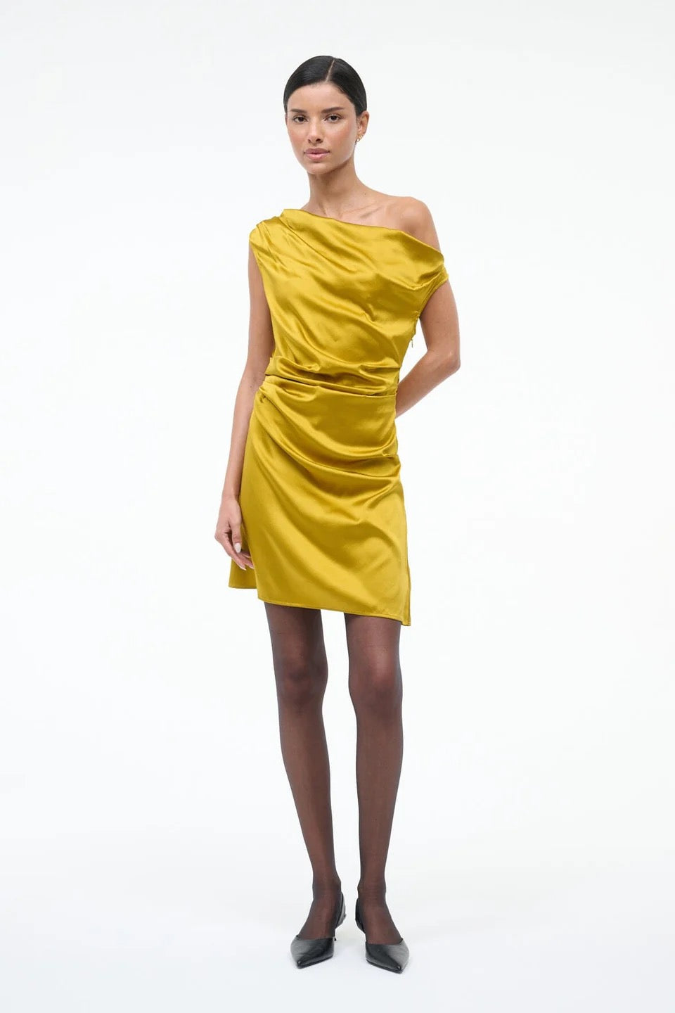 MINI PHARE DRESS IN TURMERIC