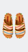 Simon Miller RAFFIA CRO SLIDE at Romi Boutique