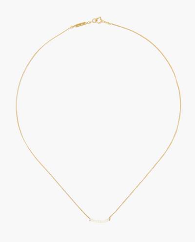 DAINTY NECKLACE IN WHITE PEARL