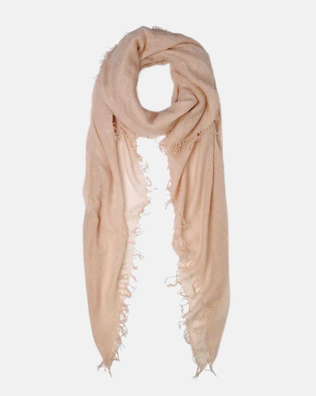 CASHMERE AND SILK SCARF IN DOESKIN - Romi Boutique