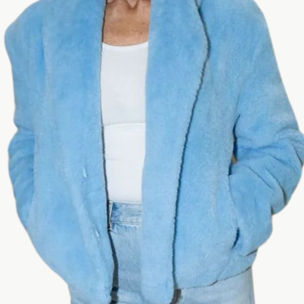 Angel Wings THE BEAR DEN CROP IN SKY at Romi Boutique