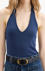 Nili Lotan Britt Halter Top at Romi Boutique