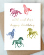 Abigail Jayne Design Wild Horses Birthday Greeting Card at Romi Boutique