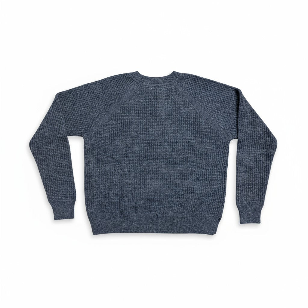 THERMAL SWEATSHIRT IN RIVERWASH