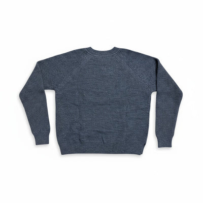 THERMAL SWEATSHIRT IN RIVERWASH