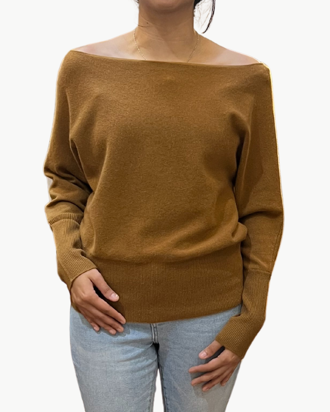 MIMI OFF-THE-SHOULDER SWEATER by W.Cashmere - Romi Boutique