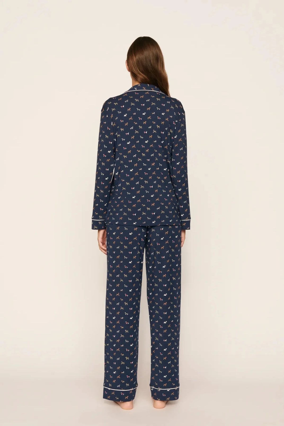 Eberjey Gisele Printed Long PJ Set at Romi Boutique