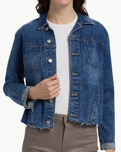 JANELLE SLIM RAW JACKET IN BRANSON