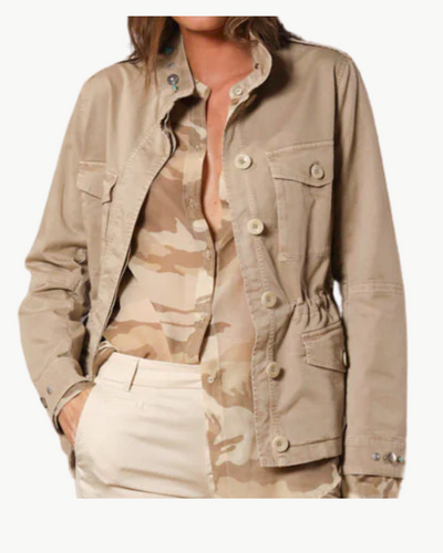 EVA FIELD JACKET IN DARK BEIGE
