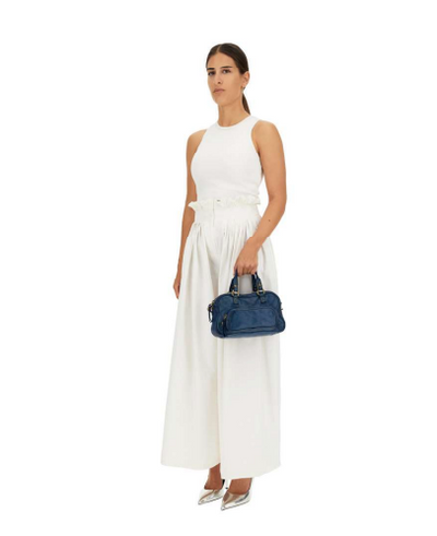 LARICE BOWLING BAG IN SAPPHIRE
