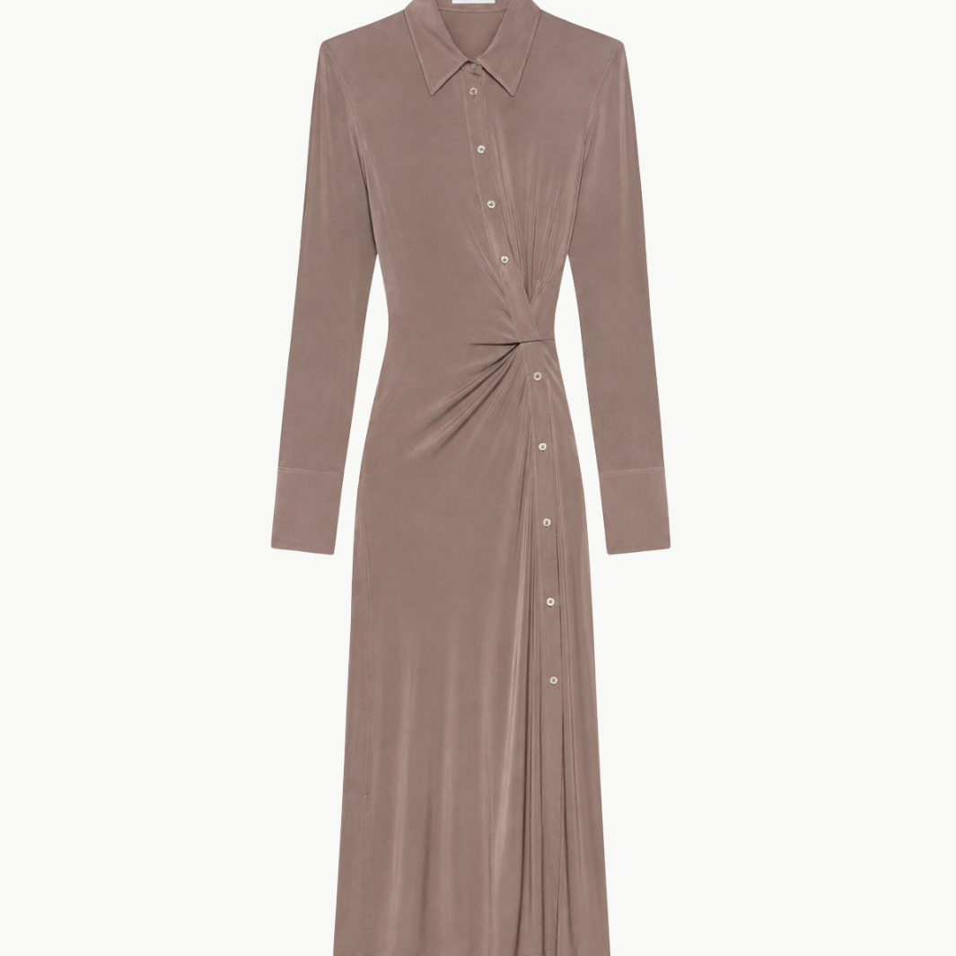 Twisted Shirt Dress
