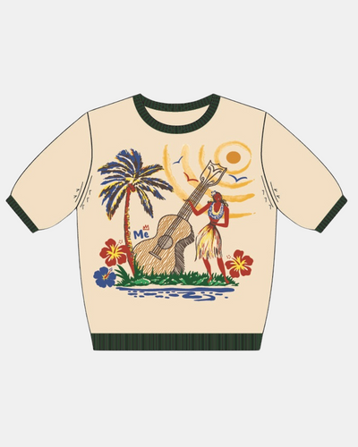 NORA KNIT TOP IN GUITAR