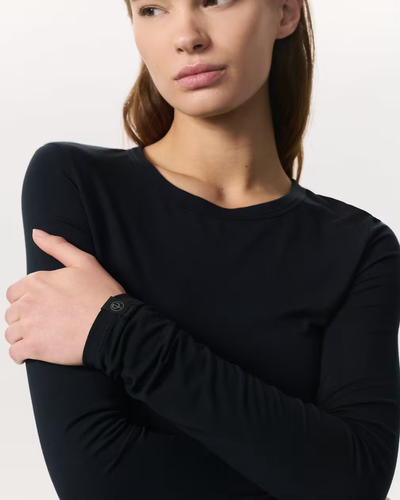 LUCA JERSEY SLIM LONG SLEEVE IN BLACK