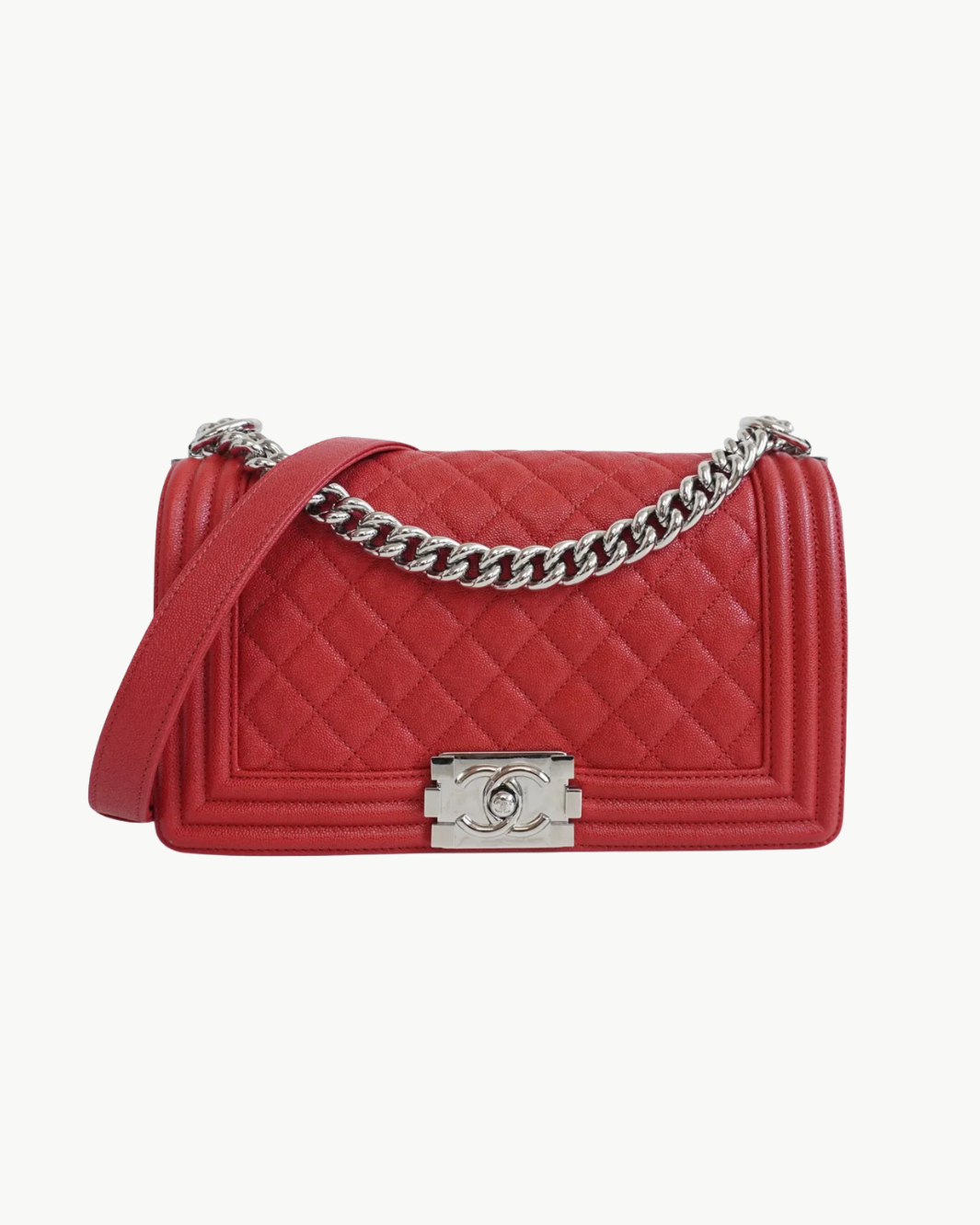 Chanel Old Medium Boy Chanel Handbag at Romi Boutique