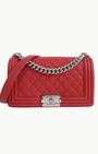 Chanel Old Medium Boy Chanel Handbag at Romi Boutique