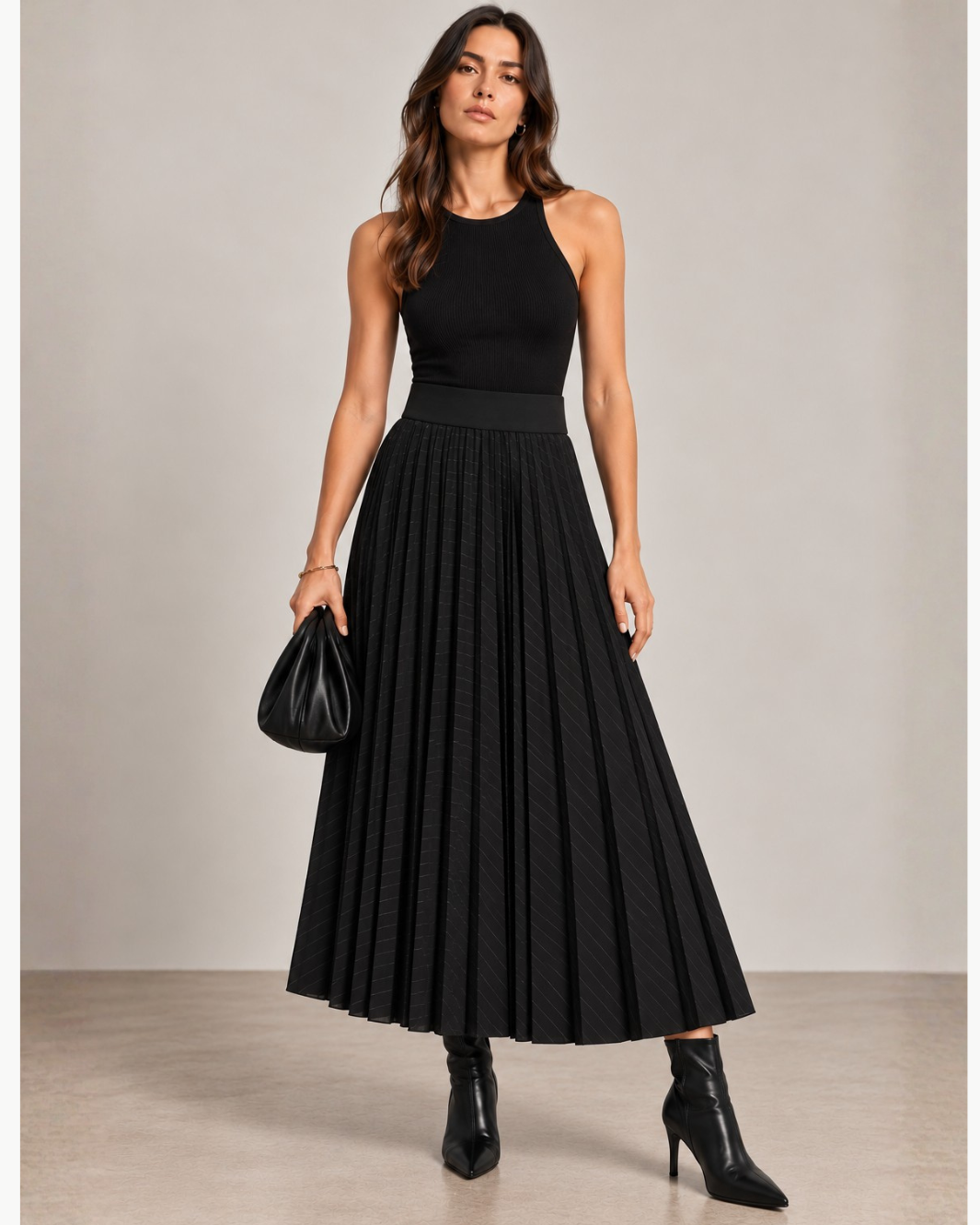 Loyd/Ford Pinstripe Skirt at Romi Boutique
