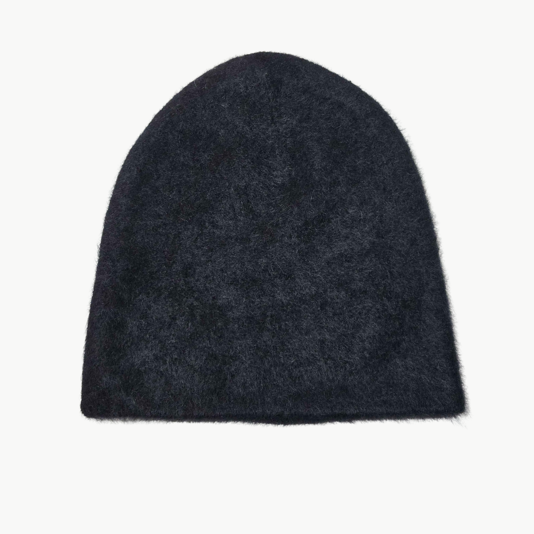 Autumn Cashmere BRUSHED CUFFED BEANIE IN NIGHT at Romi Boutique