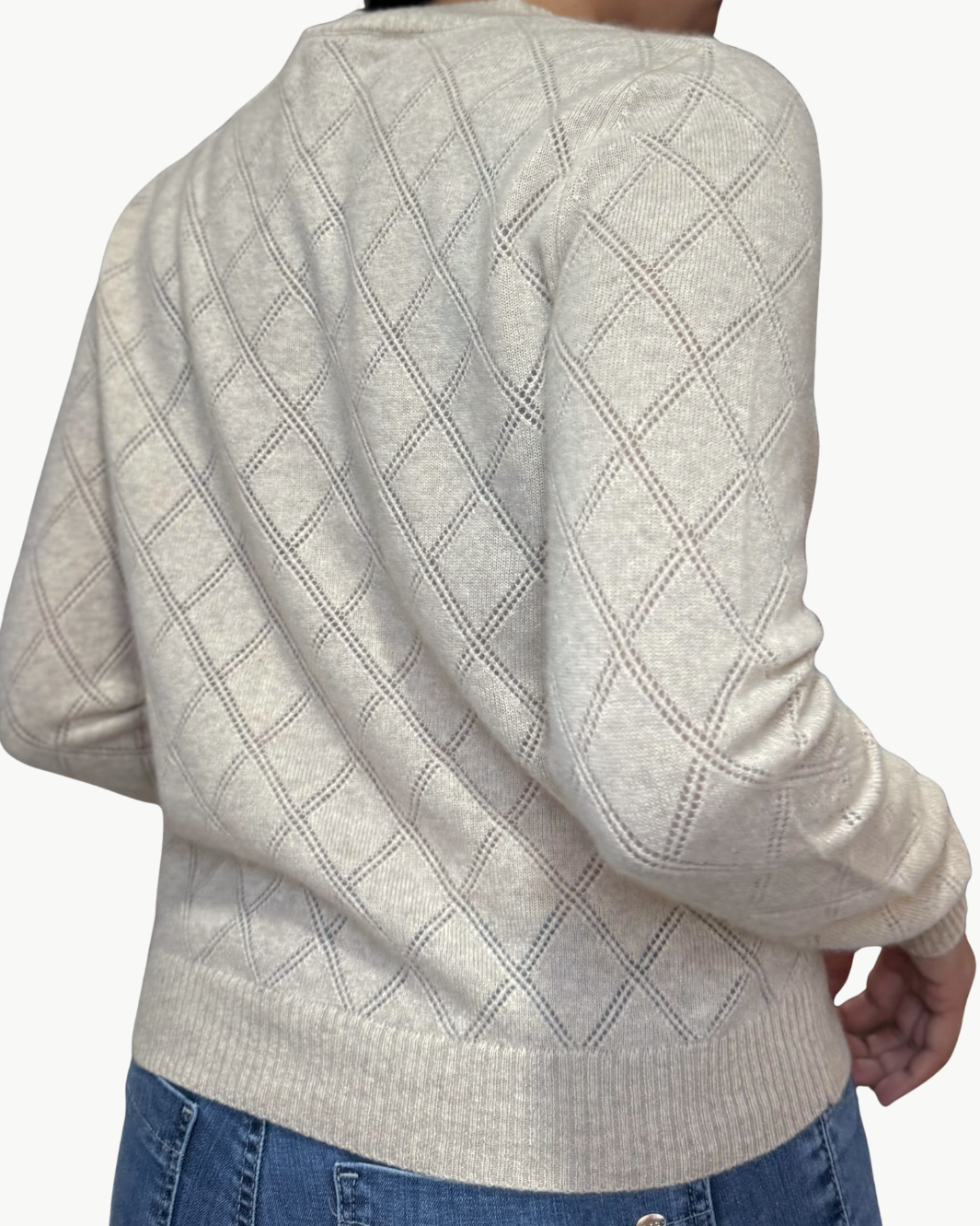 Oats Cashmere DAHLIA CARDIGAN at Romi Boutique