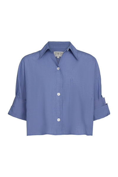 NEXT EX TOP IN WHITE/NAVY