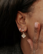 Romi Ruth Pearl Hoops at Romi Boutique