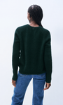 White & Warren Cashmere Waffle Sweatshirt at Romi Boutique