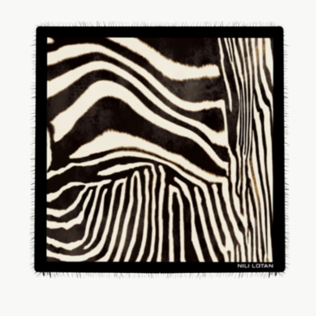 Zebra Twill Scarf