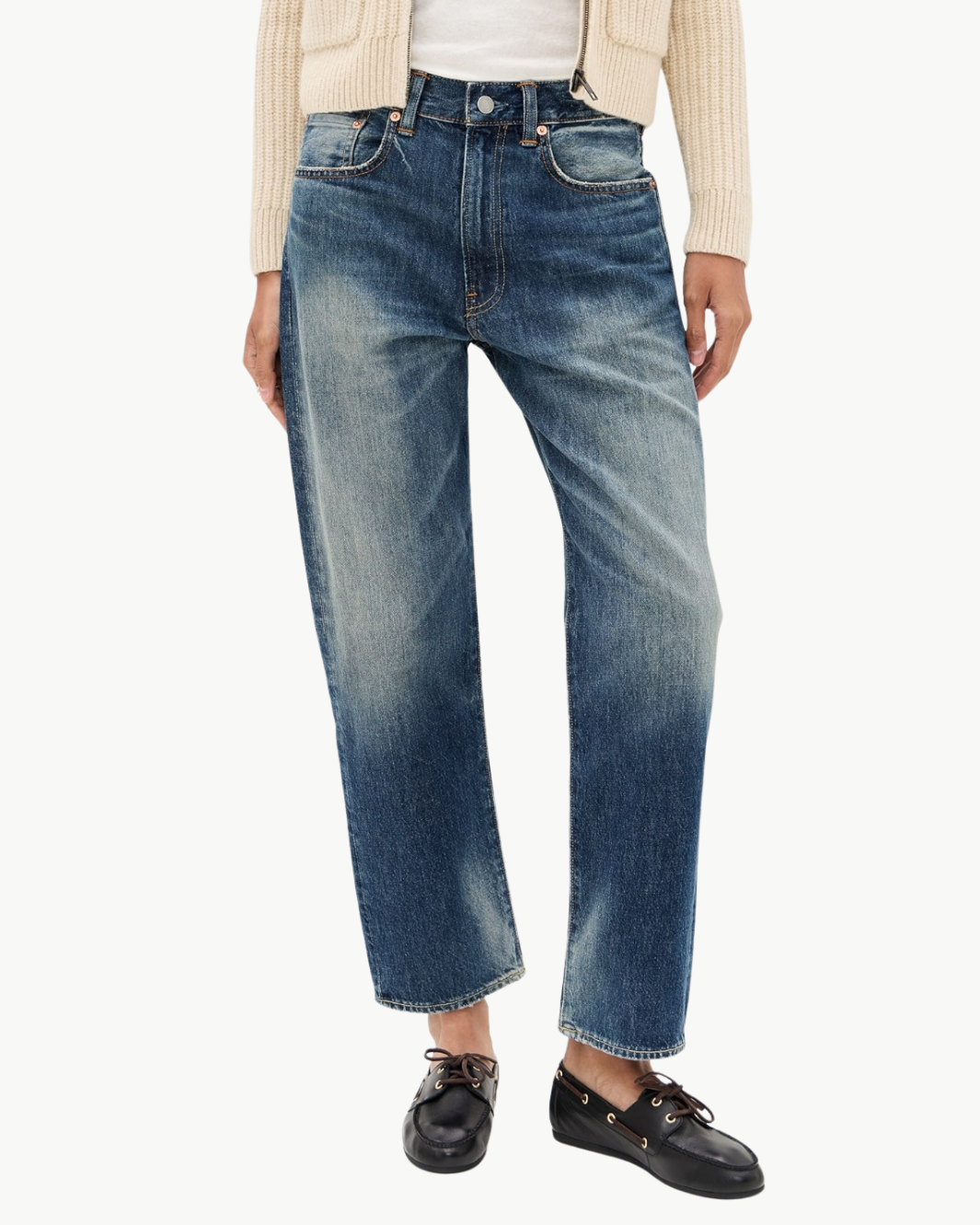 LUCY BOYFRIEND JEAN IN ESHER BLUE - Romi Boutique
