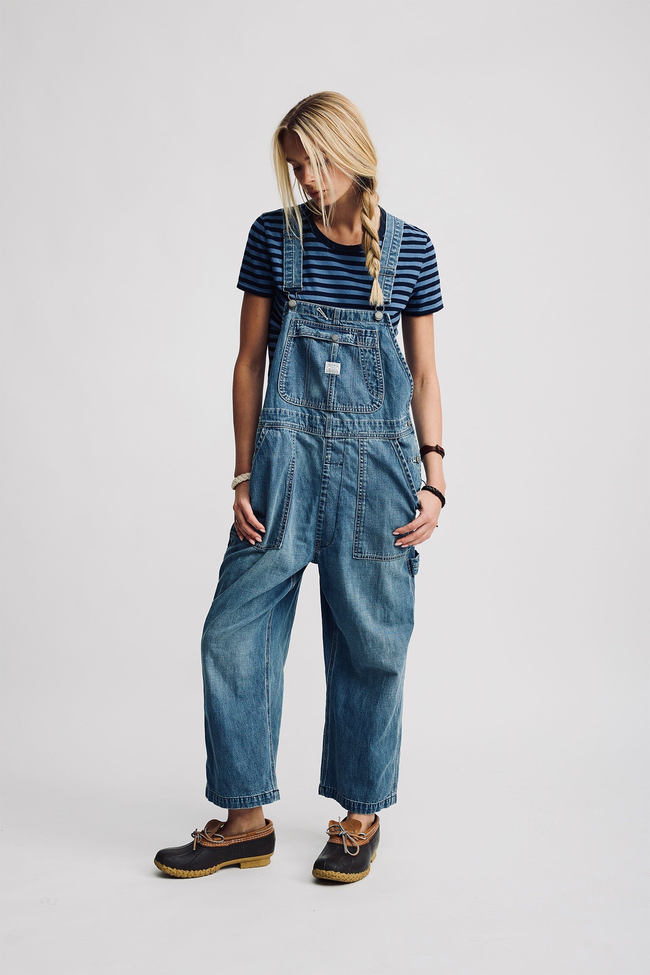 RELAXED OVERALL IN GALTON INDIGO by Denimist - Romi Boutique