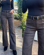 Bevy Flog Romi Suede Pant at Romi Boutique
