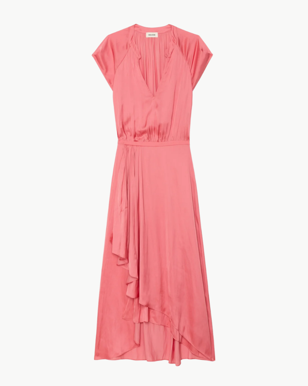 Zadig & Voltaire RANDALL ASYMMETRIC RUFFLED DRESS at Romi Boutique