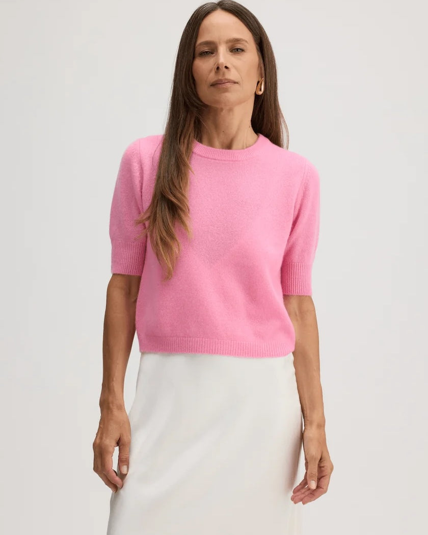 W.Cashmere Celina Short Sleeves Sweater at Romi Boutique