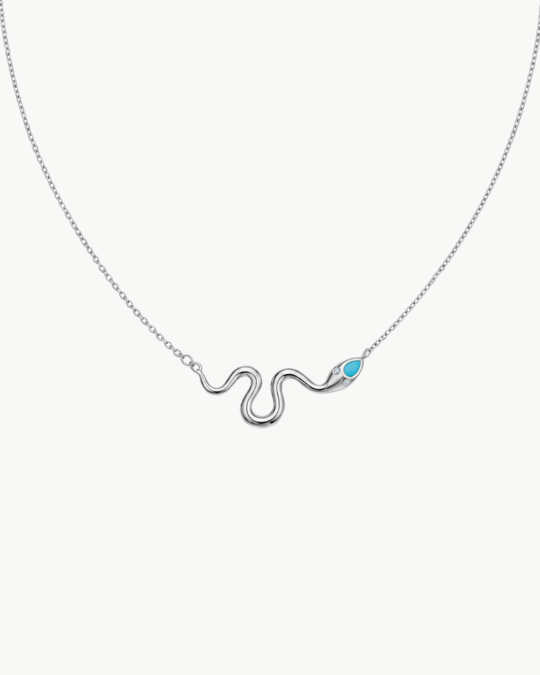 Native Gem Slither Snake Necklace at Romi Boutique