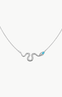Native Gem Slither Snake Necklace at Romi Boutique