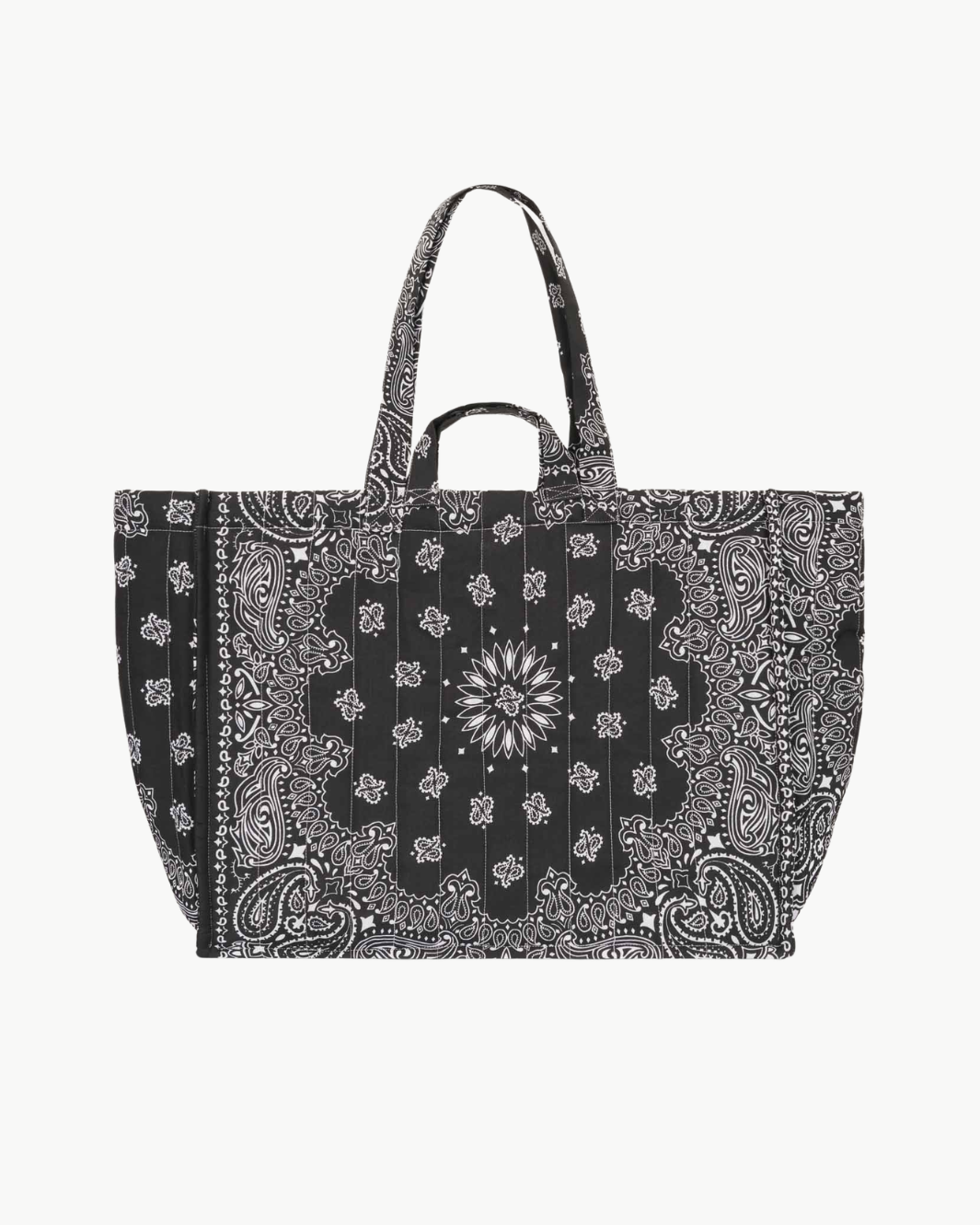 Quilted Medium Cabas Tote - Happy Face