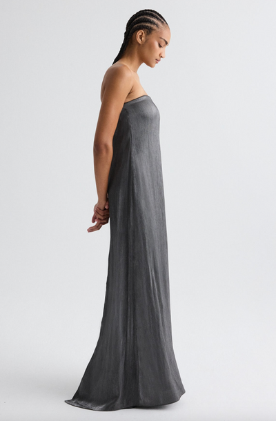 CAROLYNS GOWN IN SPLINTERED METALLIC