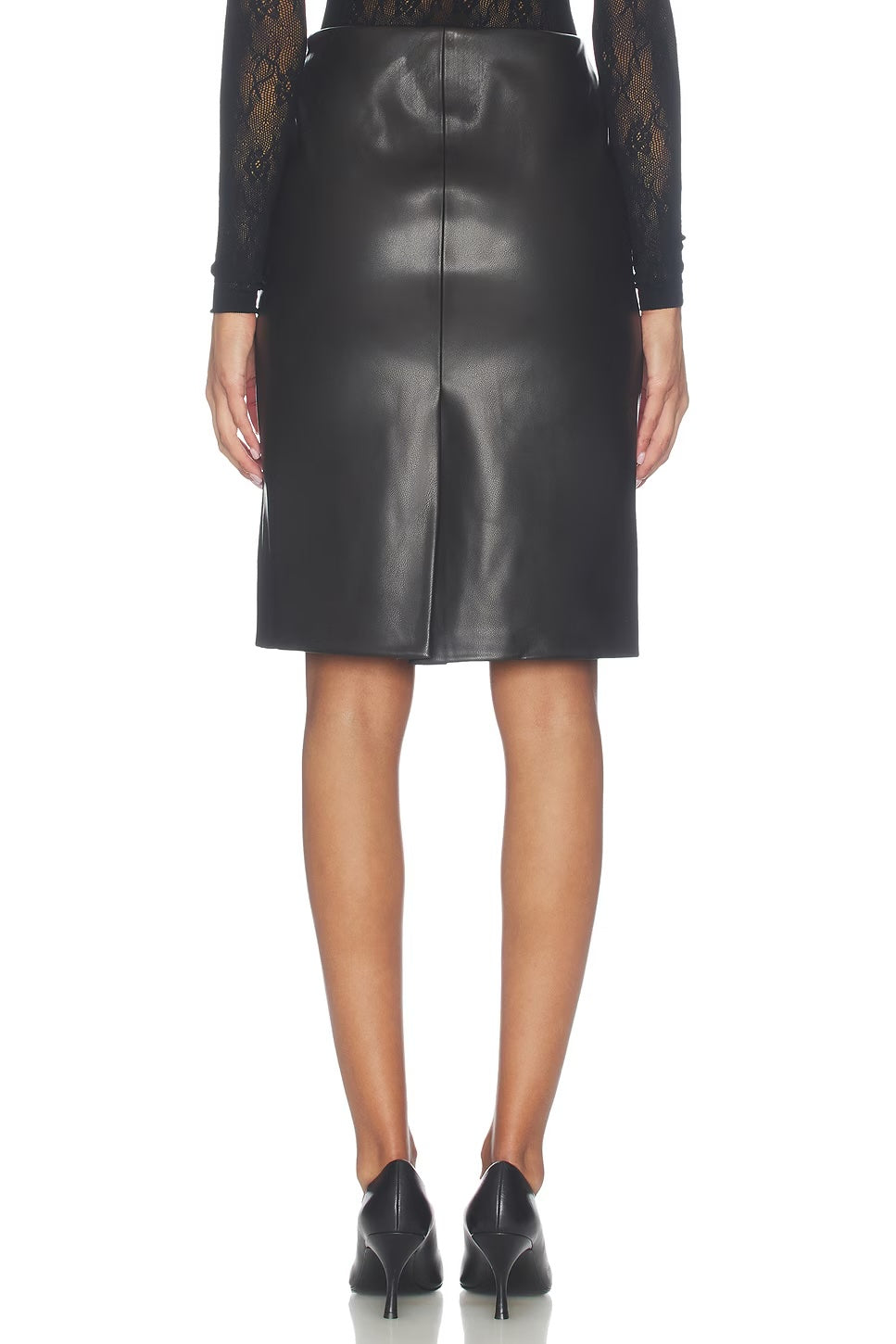 Leather Minimal Skirt