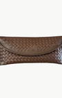 EYEGLASS HOLDER IN DARK BROWN - Romi Boutique