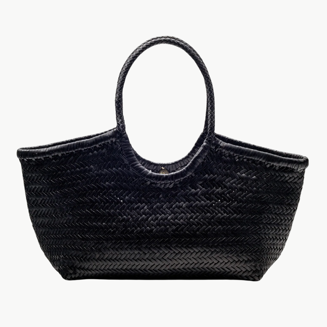 NANTUCKET BASKET BIG IN BLACK - Romi Boutique