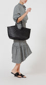 NANTUCKET BASKET BIG IN BLACK - Romi Boutique