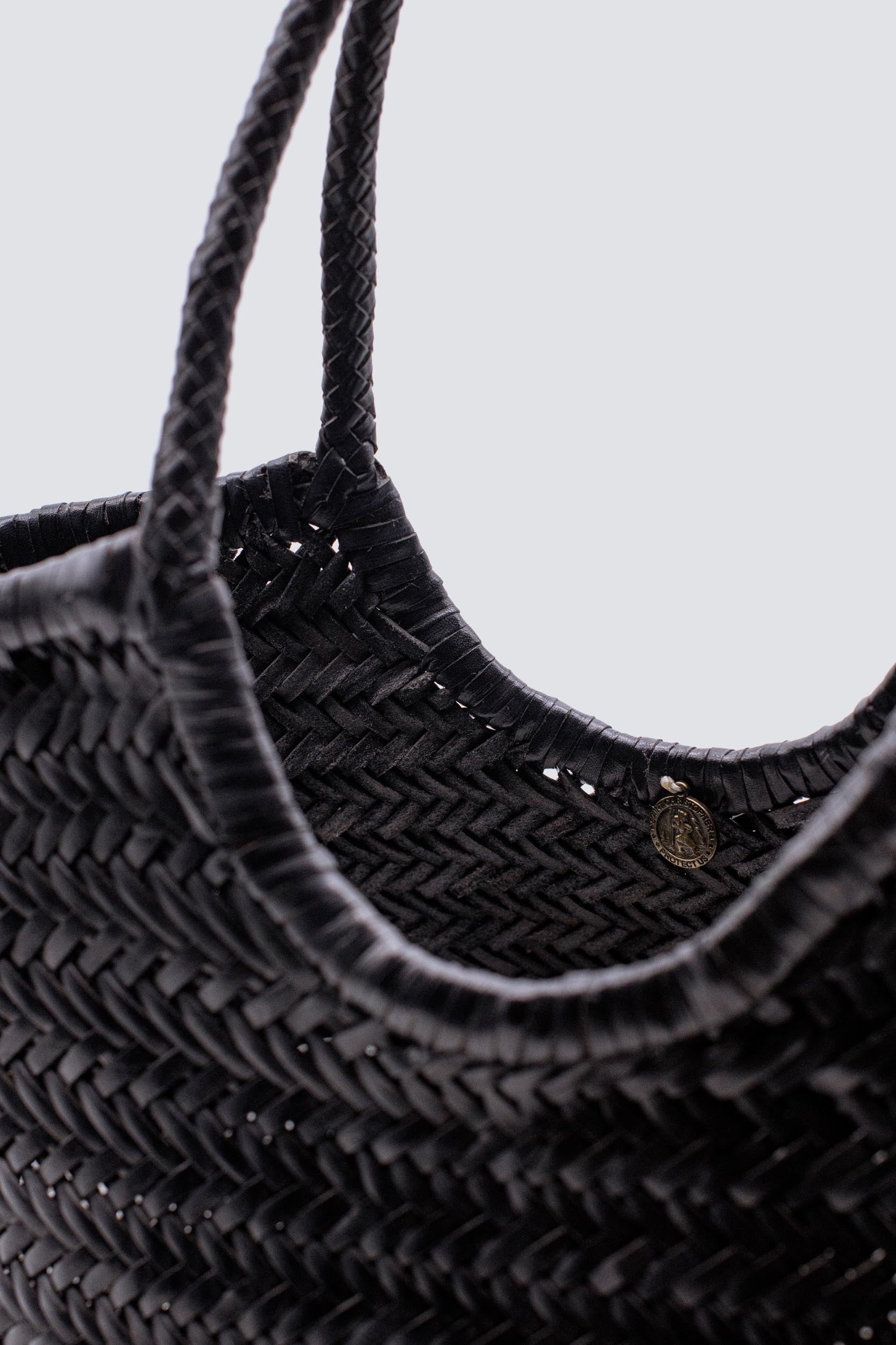 NANTUCKET BASKET BIG IN BLACK by Dragon Diffusion - Romi Boutique