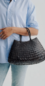 SANTA CROCE SMALL IN BLACK - Romi Boutique