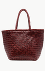 GRACE BASKET SMALL IN BORDO by Dragon Diffusion - Romi Boutique