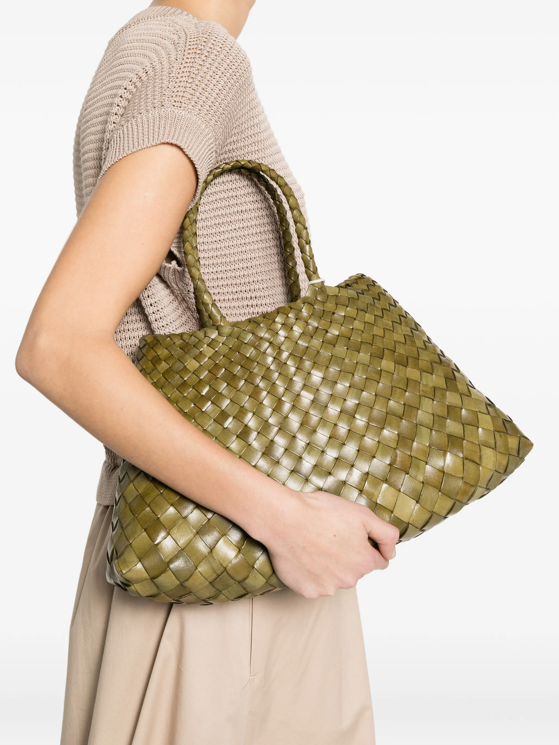 SANTA CROCE SMALL IN KHAKI - Romi Boutique