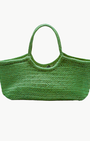 NANTUCKET BASKET BIG PARROT GREEN - Romi Boutique