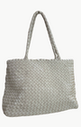 VINTAGE MESH TOTE IN PEARL by Dragon Diffusion - Romi Boutique