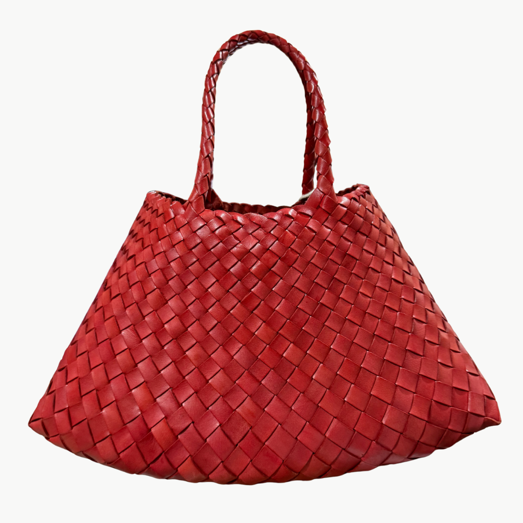 SANTA CROCE SMALL IN POPPY RED - Romi Boutique