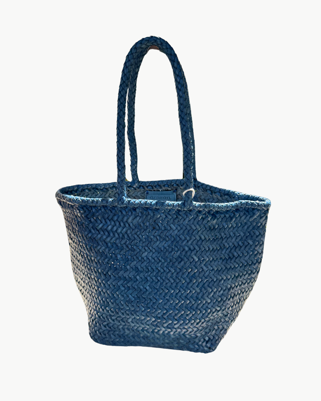 GRACE BASKET SMALL IN STEEL BLUE by Dragon Diffusion - Romi Boutique